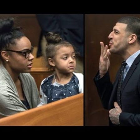 Avielle Janelle Hernandez seeing her father Aaron Hernandez